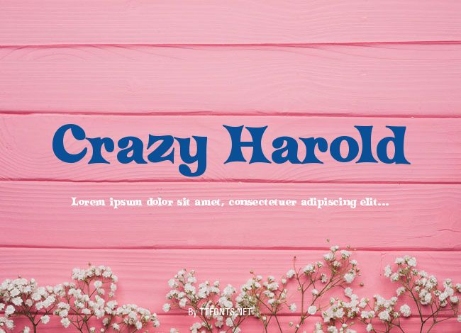 Crazy Harold example